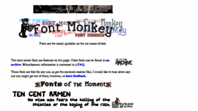 What Fontmonkey.com website looked like in 2018 (5 years ago)