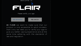 What Flairvapor.com website looked like in 2018 (5 years ago)