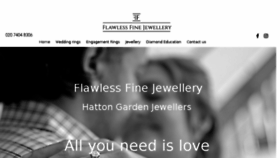 What Flawlessfinejewelry.com website looked like in 2018 (5 years ago)
