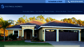 What Fretwellhomes.com website looked like in 2018 (6 years ago)