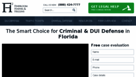 What Floridadefenders.com website looked like in 2018 (5 years ago)