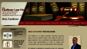 What Faulknerlawoffices.com website looked like in 2018 (5 years ago)