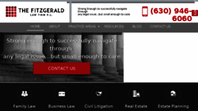 What Fitzgeraldlawpc.com website looked like in 2018 (5 years ago)