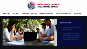 What Fea.qnu.edu.vn website looked like in 2018 (5 years ago)