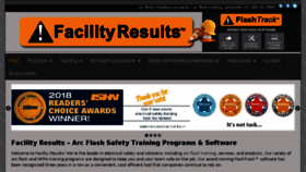 What Facilityresults.com website looked like in 2018 (5 years ago)