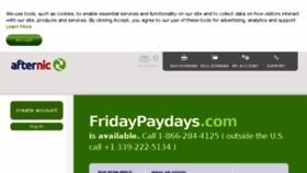 What Fridaypaydays.com website looked like in 2018 (5 years ago)