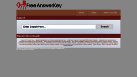 What Freeanswerkey.com website looked like in 2018 (5 years ago)