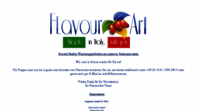What Flavourart-gmbh.de website looked like in 2018 (5 years ago)
