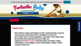 What Fantasticbody.pl website looked like in 2018 (7 years ago)