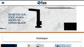 What Fani.com.br website looked like in 2018 (5 years ago)