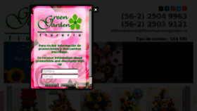 What Floreriagreengarden.cl website looked like in 2018 (5 years ago)