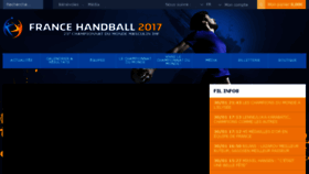 What Francehandball2017.com website looked like in 2018 (5 years ago)