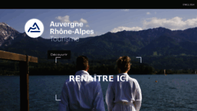 What Fr.auvergnerhonealpes-tourisme.com website looked like in 2018 (5 years ago)