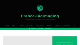 What France-bioimaging.org website looked like in 2018 (5 years ago)