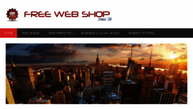 What Freewebshop.org website looked like in 2018 (5 years ago)