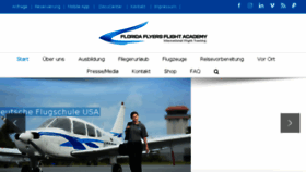 What Flugschule-usa.de website looked like in 2018 (5 years ago)