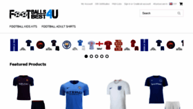 What Footballsbest4u.com website looked like in 2018 (5 years ago)
