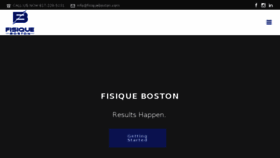 What Fisique-boston.com website looked like in 2018 (5 years ago)