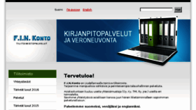 What Finkonto.fi website looked like in 2018 (5 years ago)