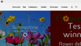 What Flower24.ch website looked like in 2018 (5 years ago)
