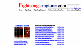 What Fightsongsringtone.com website looked like in 2018 (5 years ago)