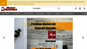 What Fliesendiscount-shop.de website looked like in 2018 (5 years ago)