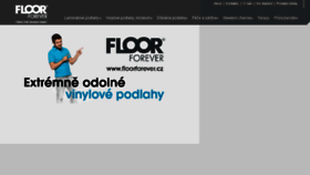What Floorforever.cz website looked like in 2018 (5 years ago)