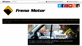 What Frenomotor.com website looked like in 2018 (5 years ago)