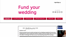What Fundyourwedding.co.uk website looked like in 2018 (5 years ago)