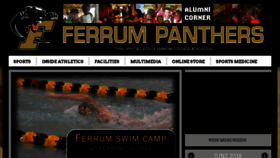 What Ferrumpanthers.com website looked like in 2018 (5 years ago)