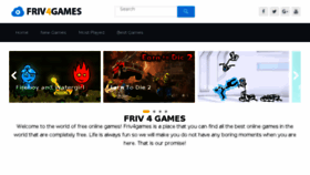 What Friv4games.net website looked like in 2018 (5 years ago)
