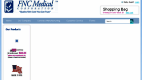 What Fncmedical.com website looked like in 2018 (5 years ago)