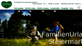 What Familienurlaub-steiermark.at website looked like in 2018 (5 years ago)