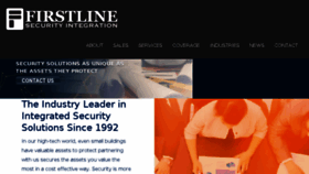 What Firstlinesecurity.com website looked like in 2018 (5 years ago)