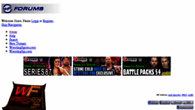 What Forum.wrestlingfigs.com website looked like in 2018 (5 years ago)