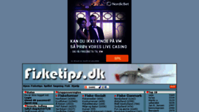 What Fisketips.dk website looked like in 2018 (5 years ago)