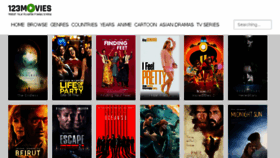 What F123movies.com website looked like in 2018 (5 years ago)