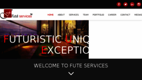 What Futeservices.com website looked like in 2018 (5 years ago)