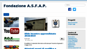 What Fondazioneasfap.it website looked like in 2018 (5 years ago)