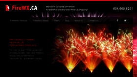 What Firewx.ca website looked like in 2018 (5 years ago)