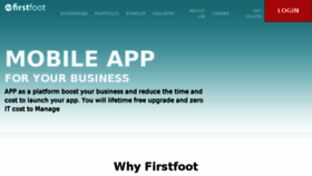 What Firstfoot.in website looked like in 2018 (5 years ago)