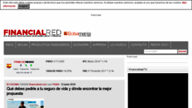What Financialred.com website looked like in 2018 (5 years ago)