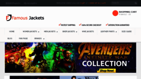 What Famous-jackets.co.uk website looked like in 2018 (5 years ago)