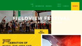 What Fieldviewfestival.co.uk website looked like in 2018 (5 years ago)