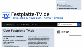 What Festplatte-tv.de website looked like in 2018 (5 years ago)