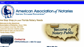 What Floridanotaries.com website looked like in 2018 (5 years ago)