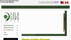 What Folddownpro.com website looked like in 2018 (5 years ago)
