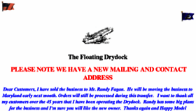 What Floatingdrydock.com website looked like in 2018 (5 years ago)
