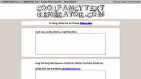 What Fancy.ooo website looked like in 2018 (5 years ago)