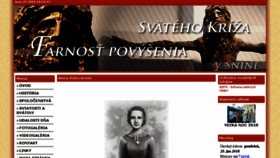 What Farasnina.sk website looked like in 2018 (5 years ago)